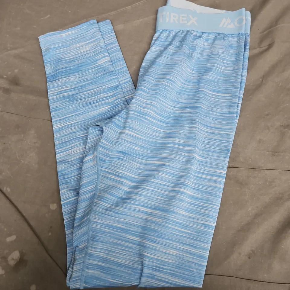 MONTIREX W ICON LITE LEGGINGS IN BLUE/WHITE - MEDIUM