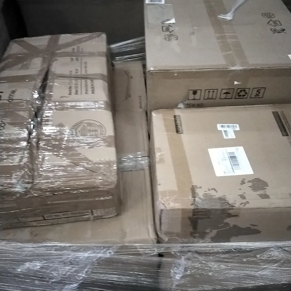PALLET OF ASSORTED ITEMS INCLUDING GT PLAYER GAMING CHAIR, SINGLE HEAD PRESSING PLATE GRILLINGNET