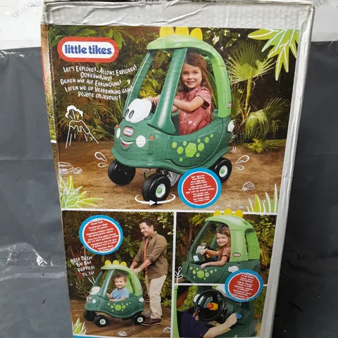 BOXED LITTLE TIKES COZY COUPE DINO - COLLECTION ONLY 