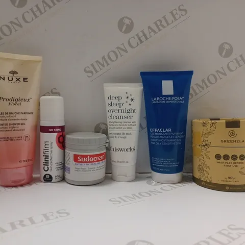 BOX OF APPROX 20 ASSORTED HEALTH AND BEAUTY ITEMS TO INCLUDE - DEEP SLEEP OVERNIGHT CLEANSER - SUDOCREM ANTISEPTIC HEALING CREAM - NUXE PRODIGIEUX FLORAL ECT