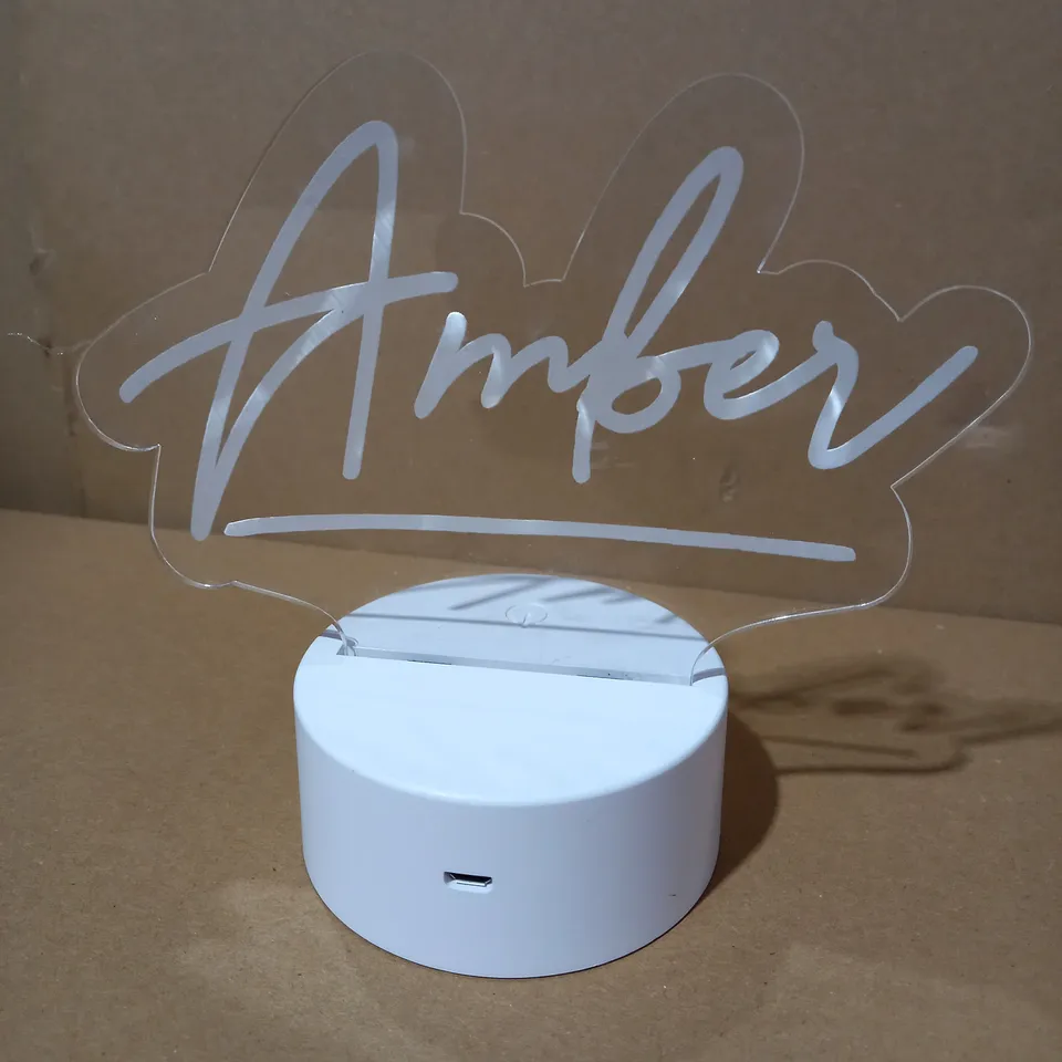 PERSONALISED FREE TEXT COLOUR CHANGING DISPLAY RRP £26.99