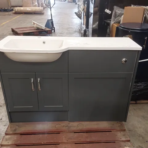 BATHROOM WC VANITY UNIT WITH BASIN 