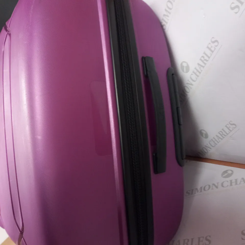 HEYS PURPLE SUIT CASE