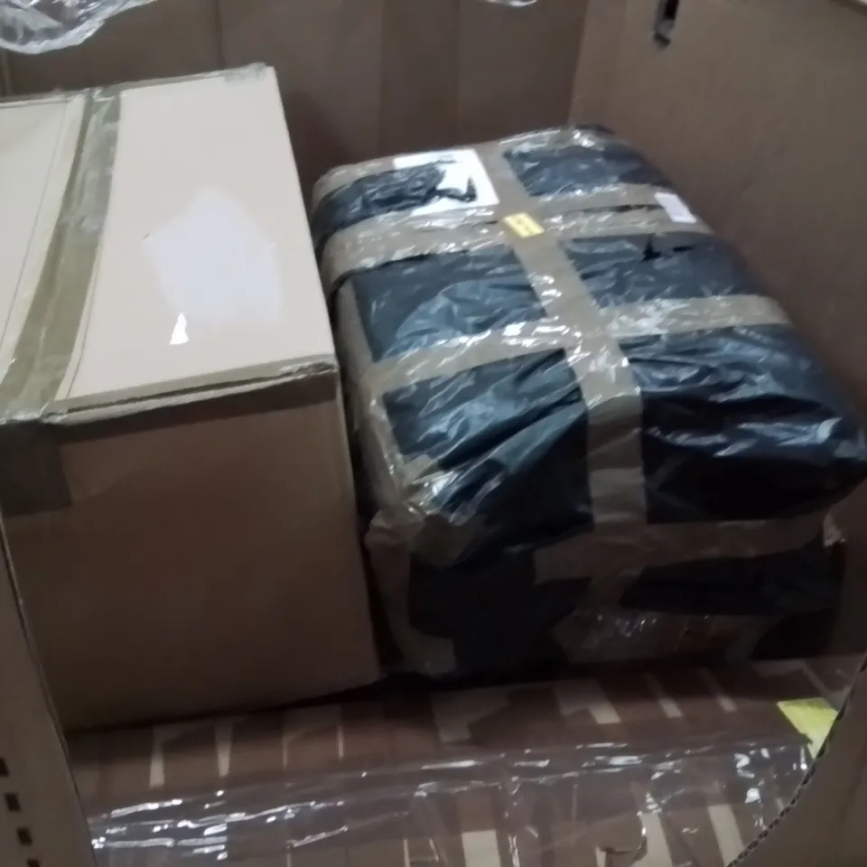 PALLET OF ASSORTED HOUSEHOLD GOODS AND PRODUCTS TO INCLUDE;CAT LITTER TRAY,POPUP CANOPY,CUSHION