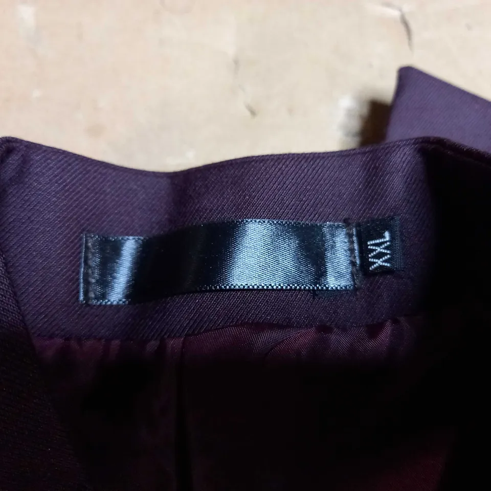 BLAZER STYLE JACKET - MAROON SIZE XXL