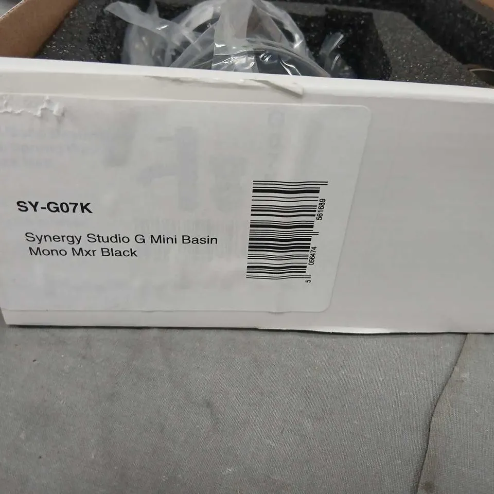 SYNERGY STUDIO G MINI BASIN MONO MIXER – BLACK (SY-G07K) – BOXED