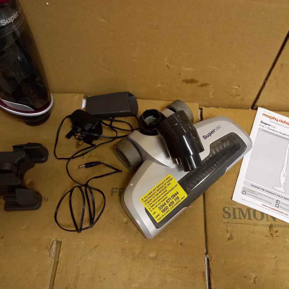 MORPHY RICHARDS SUPERVAC CORDLESS VACUUM CLEANER