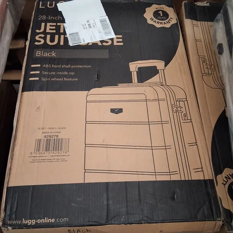 BOXED LUGG 28" JETSET SUITCASE - BLACK 
