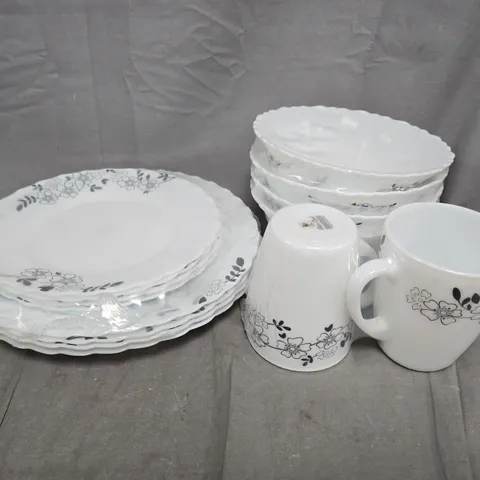 BOXED SPRING BLOSSOM 16-PIECE DINNER SET