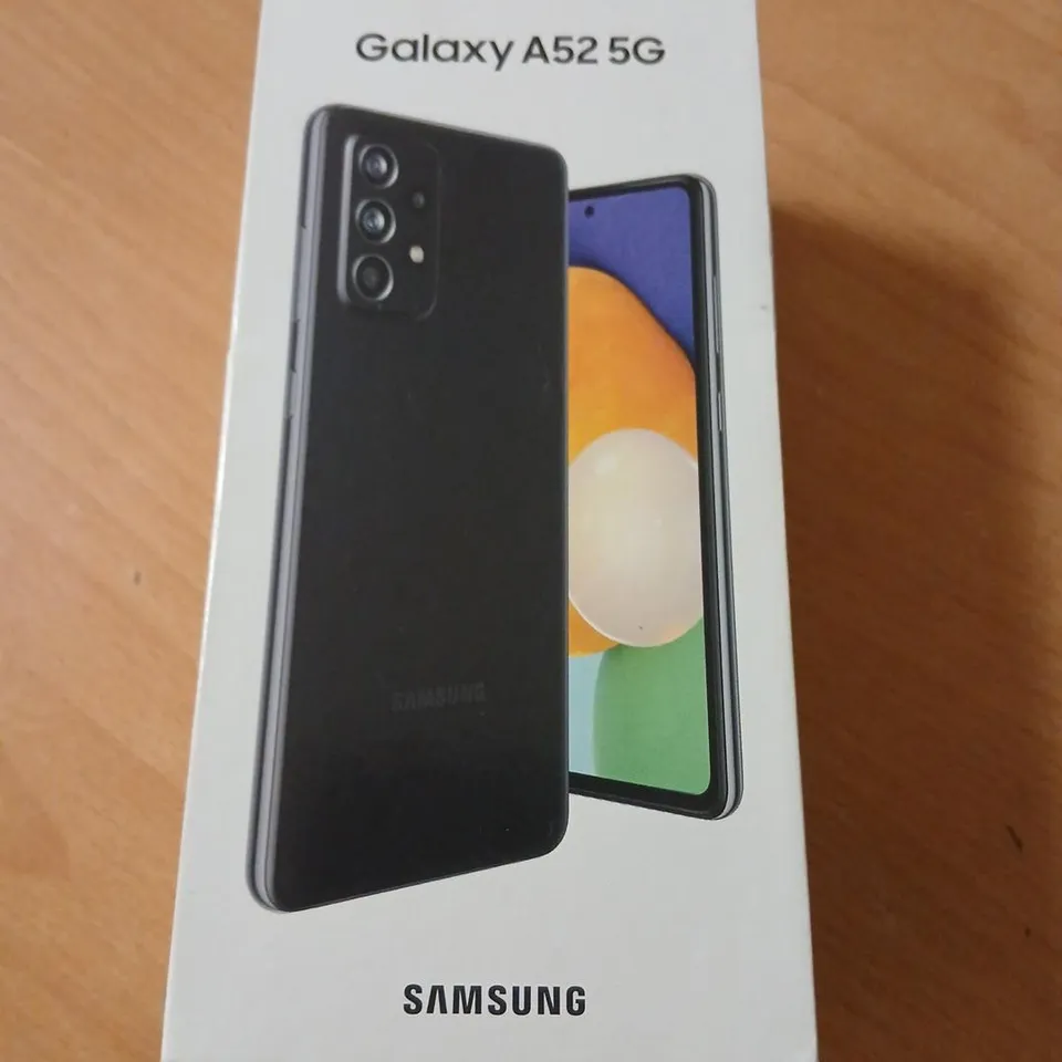 SAMSUNG GALAXY A52 5G SMARTPHONE – BLACK 