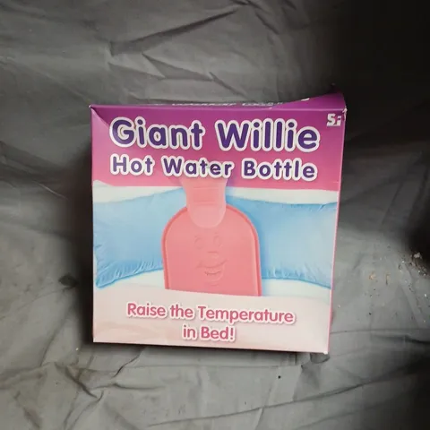 GIANT WILLIE HOT WATER BOTTLE β PINK NOVELTY BOXED