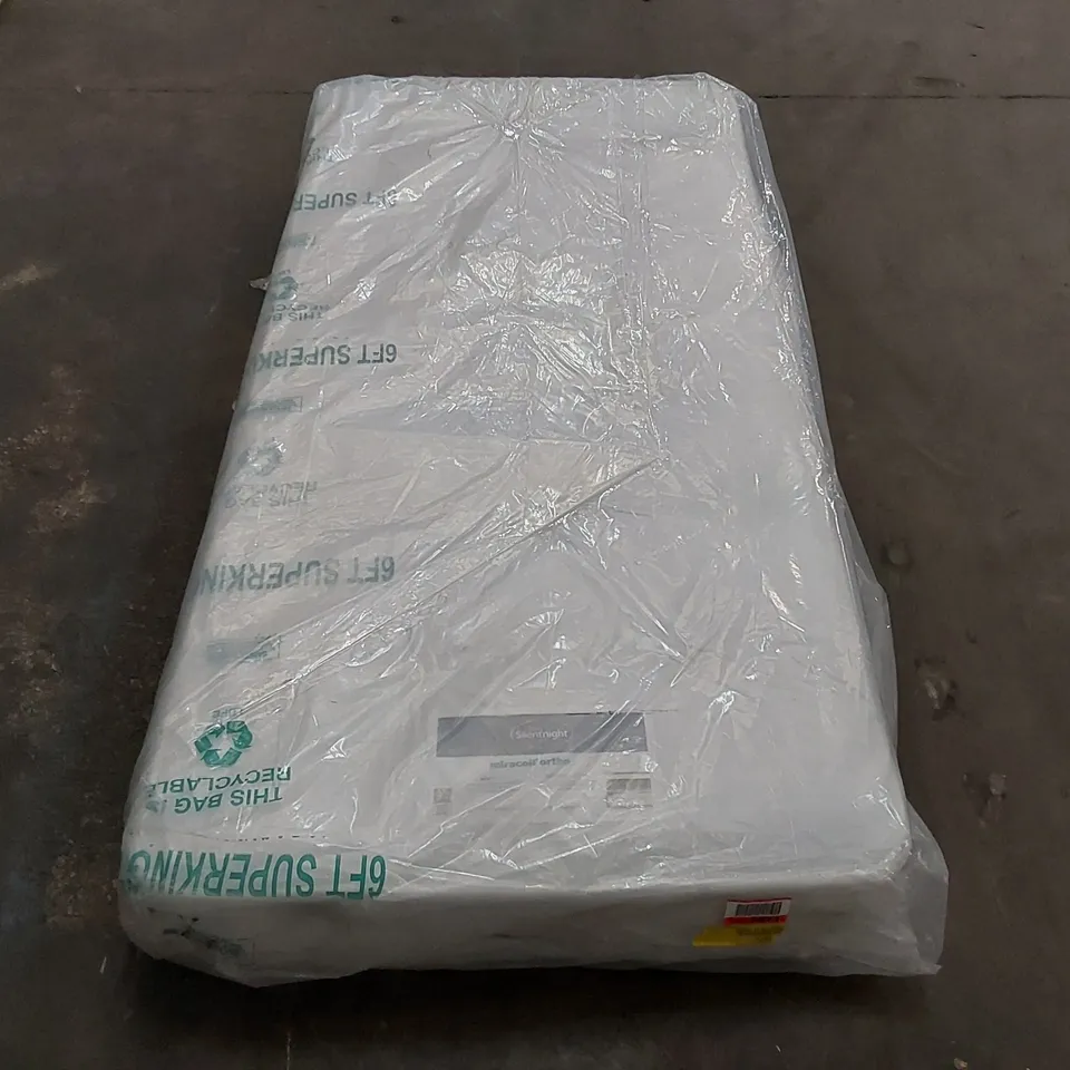 QUALITY BAGGED SILENTNIGHT ECO COMFORT MIRACOIL ORTHO SINGLE 3FT MATTRESS