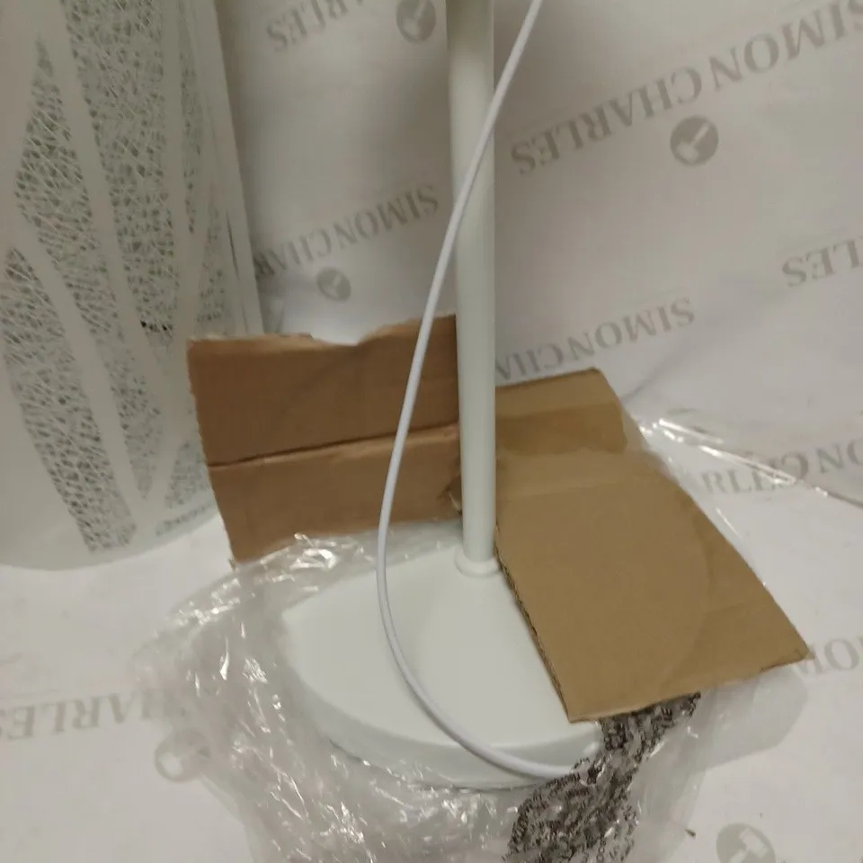 JOHN LEWIS DEVON FLOOR LAMP, WHITE [COLLECTION ONLY]
