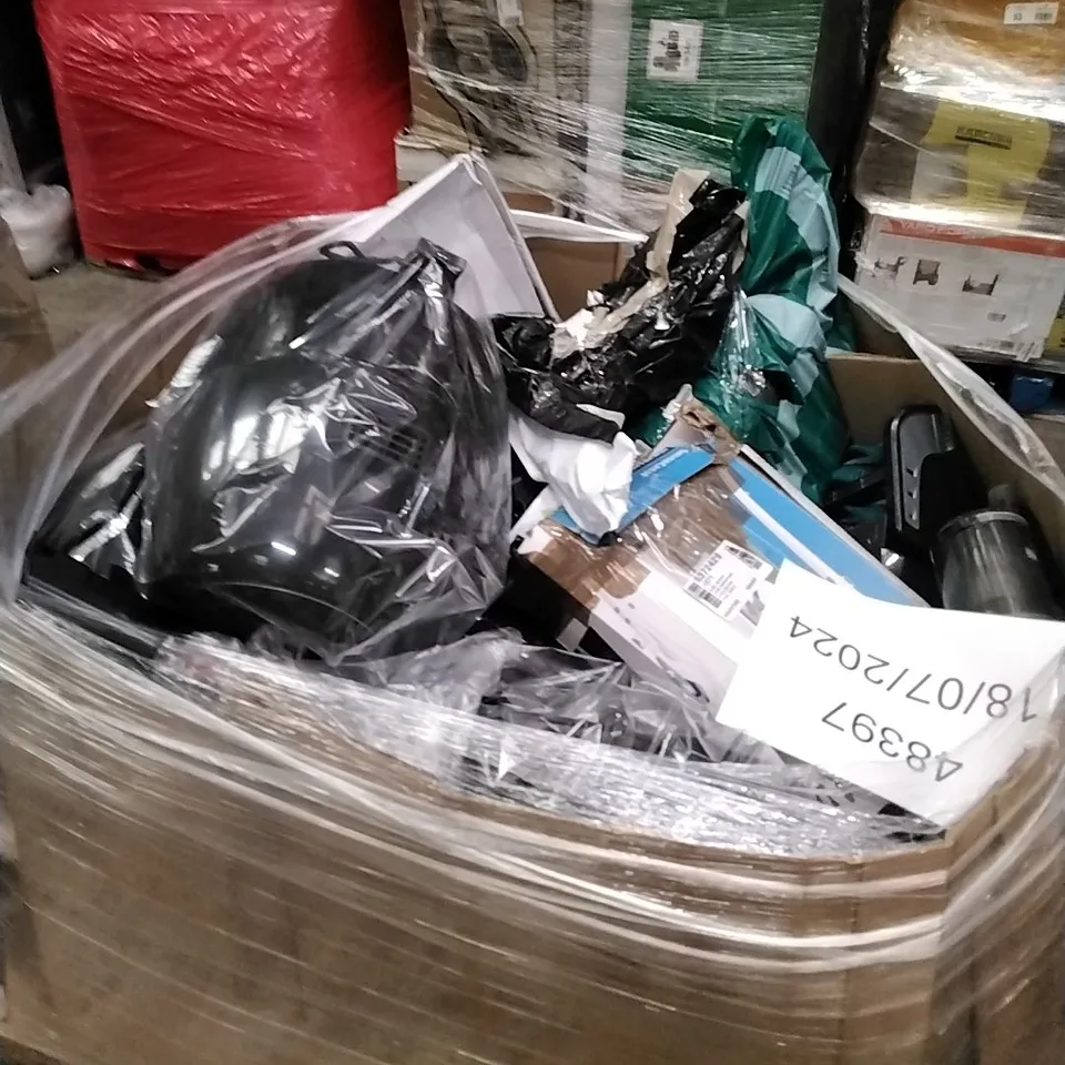 PALLET OF APPROXIMATELY 16 UNPROCESSED RAW RETURN HOUSEHOLD AND ELECTRICAL GOODS TO INCLUDE;