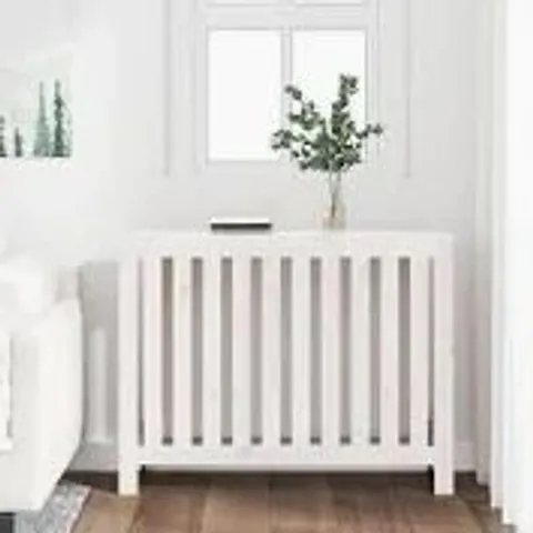 BOXED LATITUDE RUN RADIATOR COVER WHITE 108.5X19X84 CM SOLID WOOD PINE
