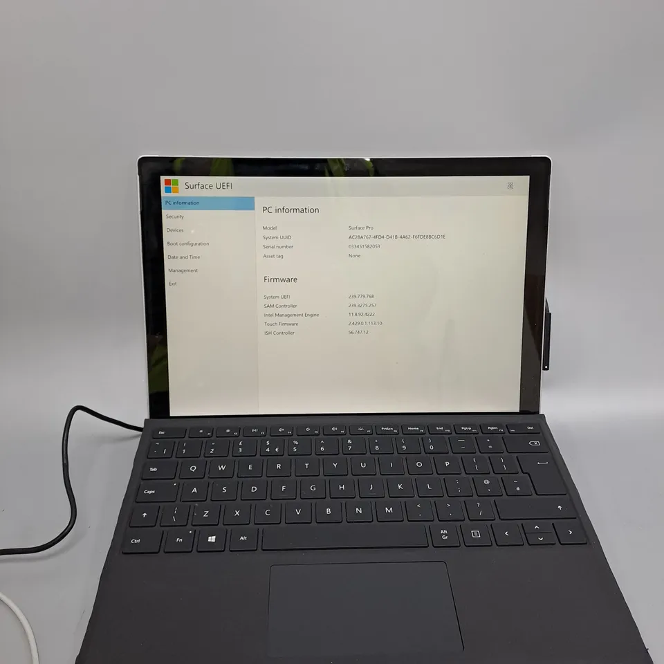 MICROSOFT SURFACE PRO 7 CORE I5