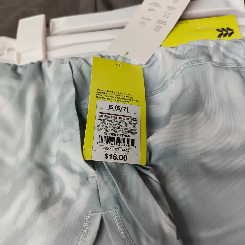3 X ALL IN MOTION 2-IN-1 SHORTS – UK 6-7 (S 6/7) – DOUBLE LAYER RUN SHORT TAGGED