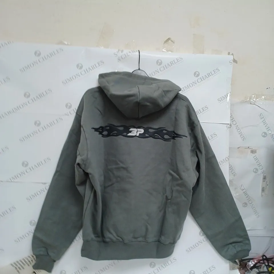 BROKEN PLANET CHAOS HOODIE SMALL GUNMETAL GREY 