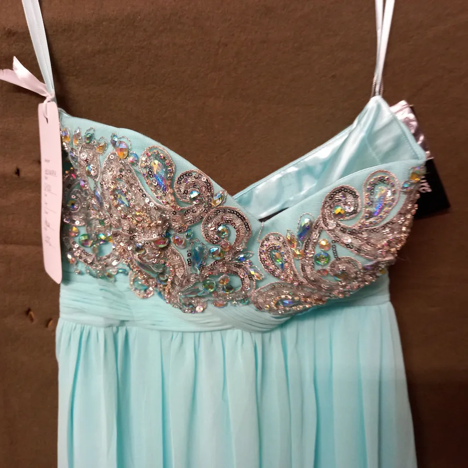 CAPTURE HERMIONE TOURQOUISE DRESS - SIZE 4