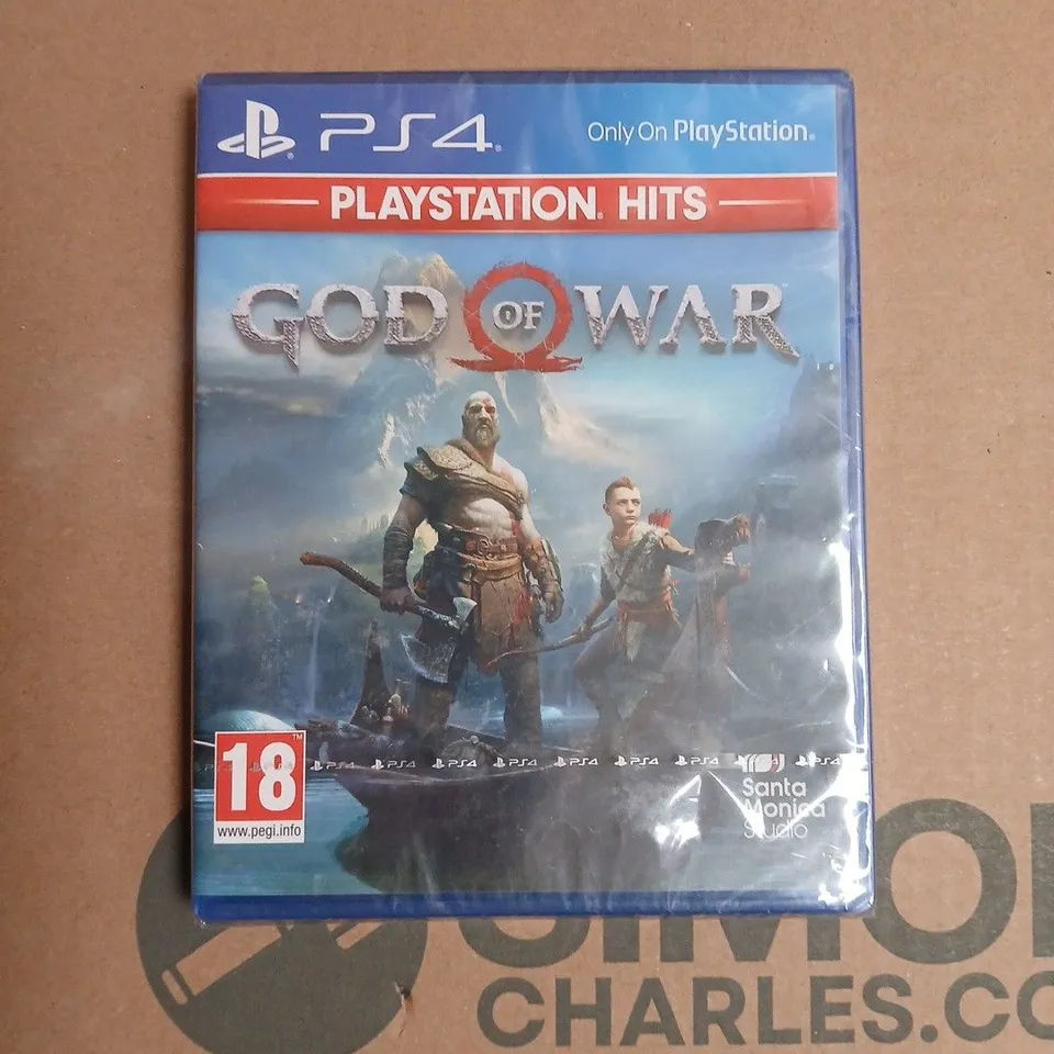 SEALED GOD OF WAR FOR PS4