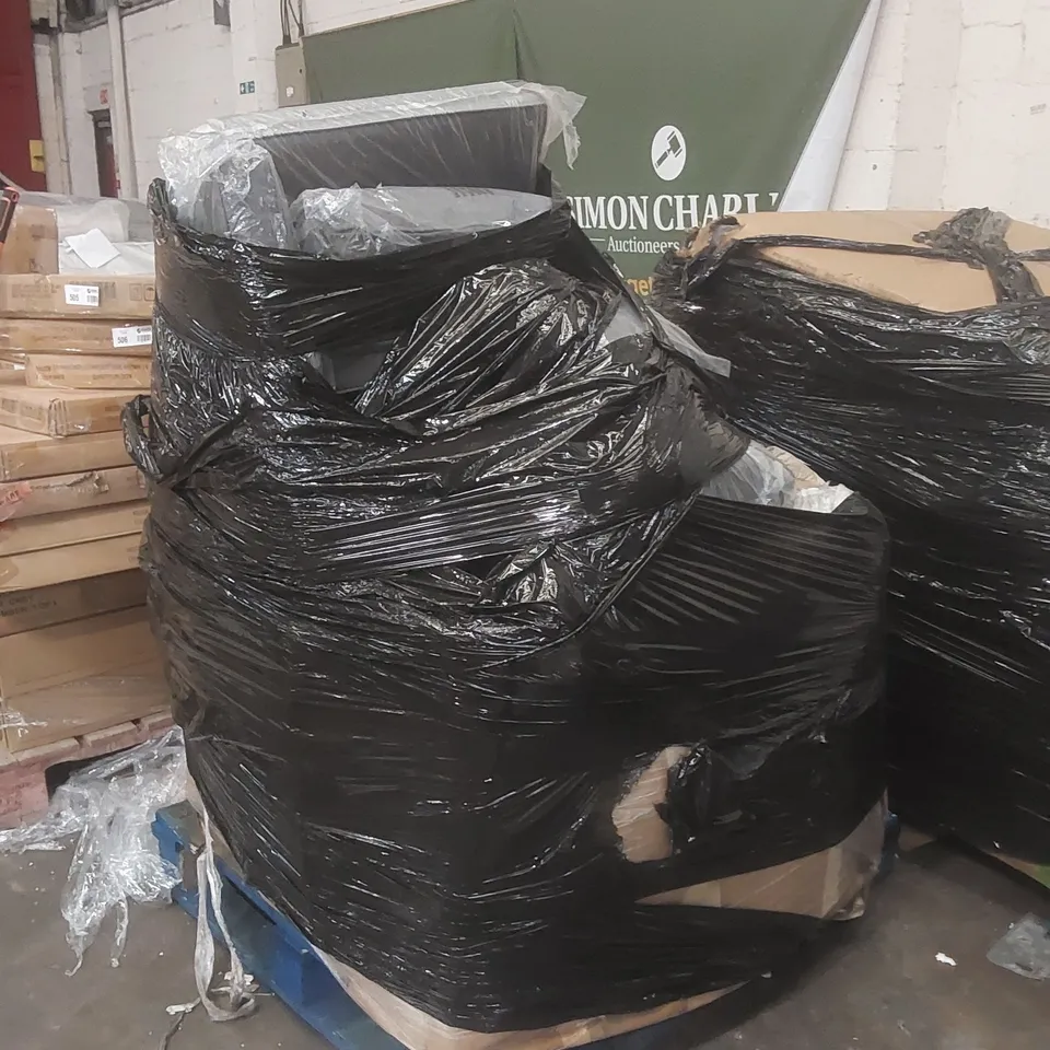 PALLET CONTAINING A VERY LARGE QUANTITY OF ASSORTED DESIGNER GARDEN FURNITURE PARTS
