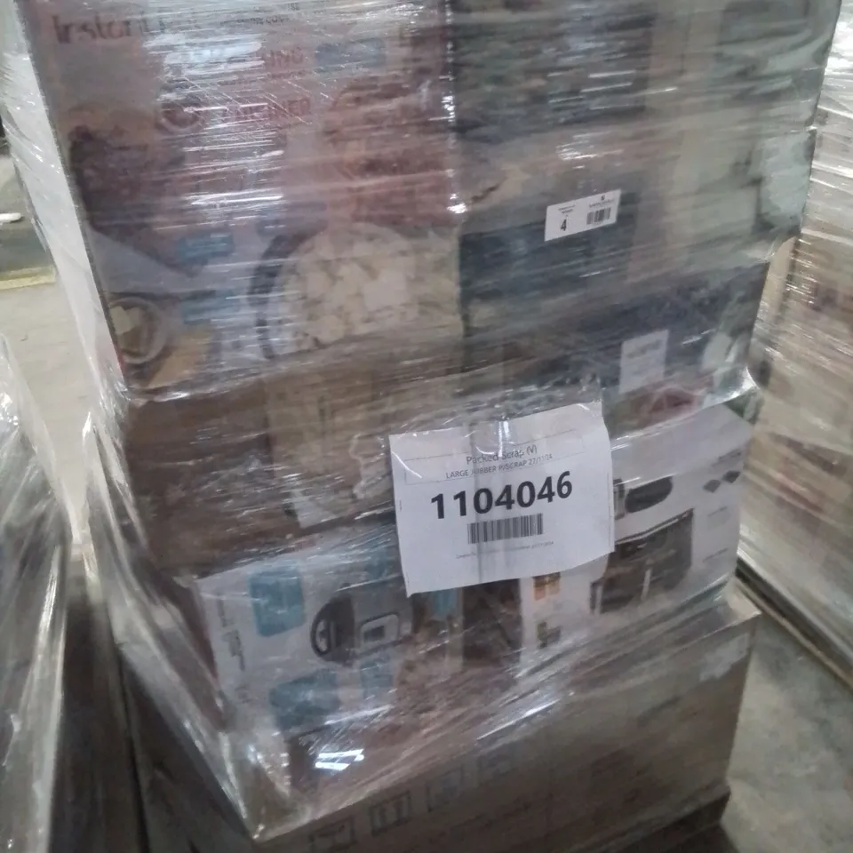 PALLET OF APPROXIMATELY 23 UNPROCESSED RAW RETURN HOUSEHOLD AND ELECTRICAL GOODS TO INCLUDE;