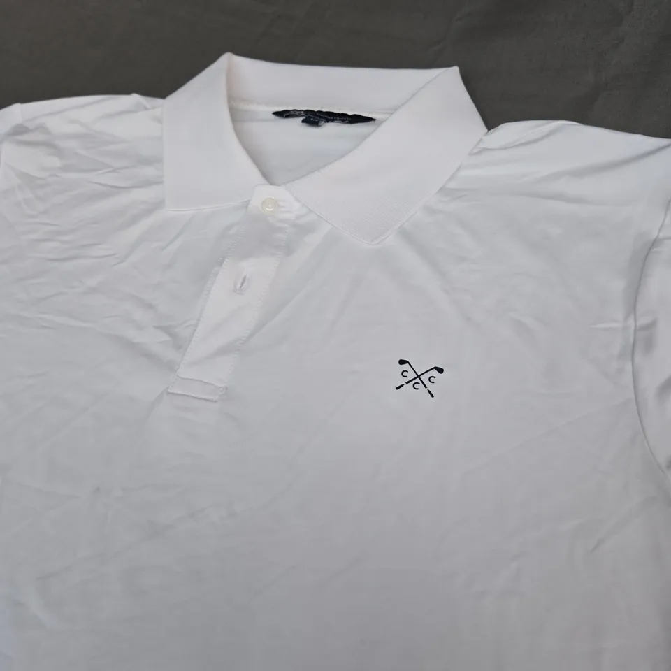 CREW CLOTHING COMPANY GOLF POLO SHIRT SIZE M