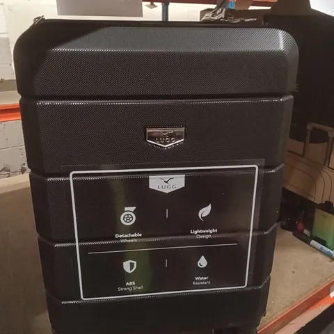 UNBOXED KEPLIN LUGG SMALL SIZE TRAVEL SUITCASE WITH WHEELS BLACK COLOUR 