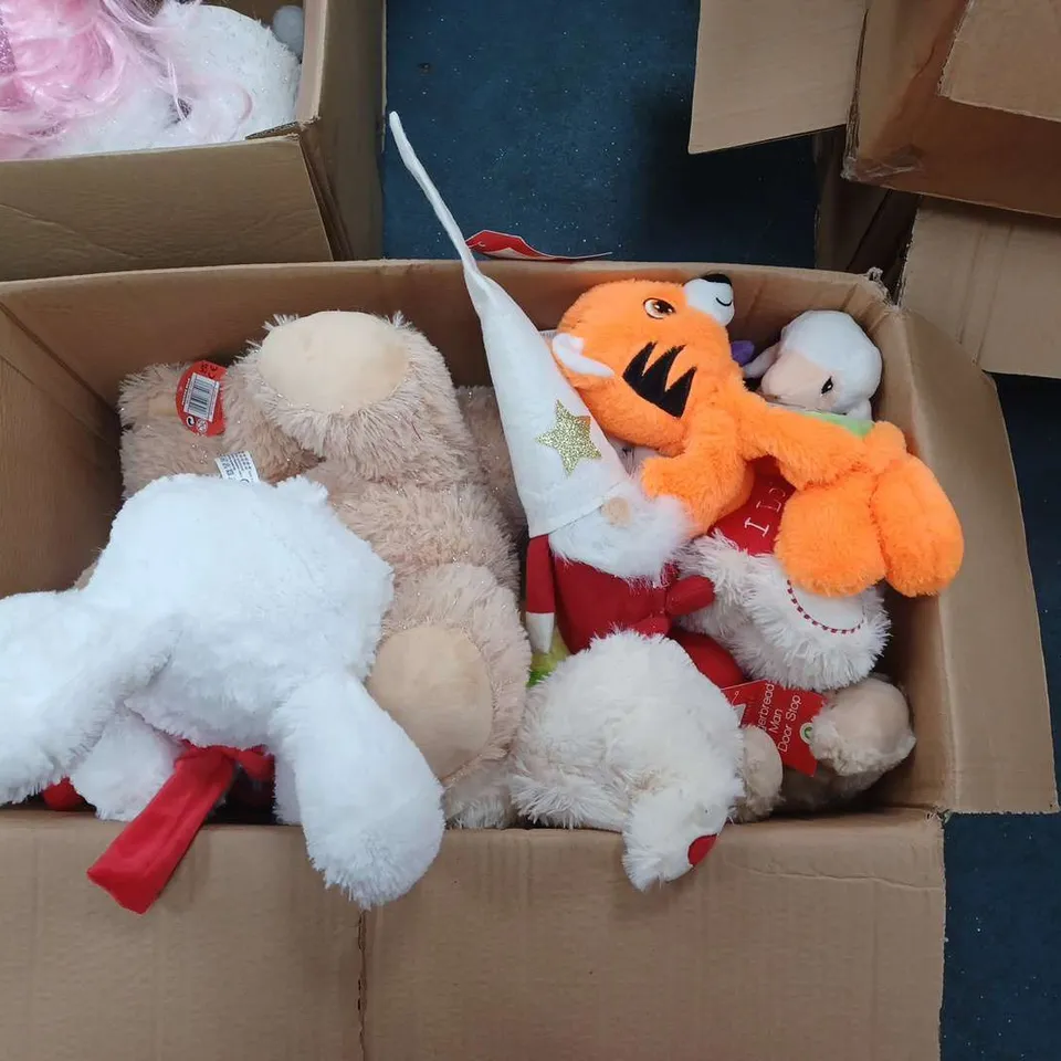 APPROXIMATELY 20 ASSORTED PLUSH SOFT TOYS