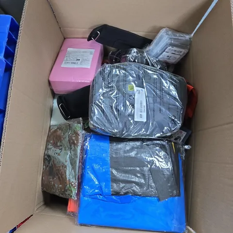 BOX OF APPROXIMATELY 20 ASSORTED ITEMS TO INCLUDE: LIFE BIVY