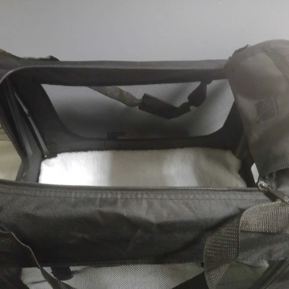 PORTABLE SOFT FABRIC PET CARRIER FOLDING DOG CAT PUPPY TRAVEL TRANSPORT BAG