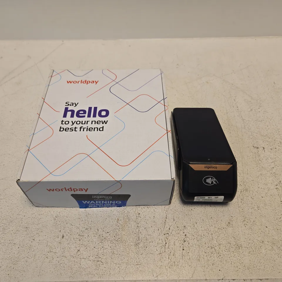 INGENICO WORLDPAY CARD TERMINAL – CONTACTLESS