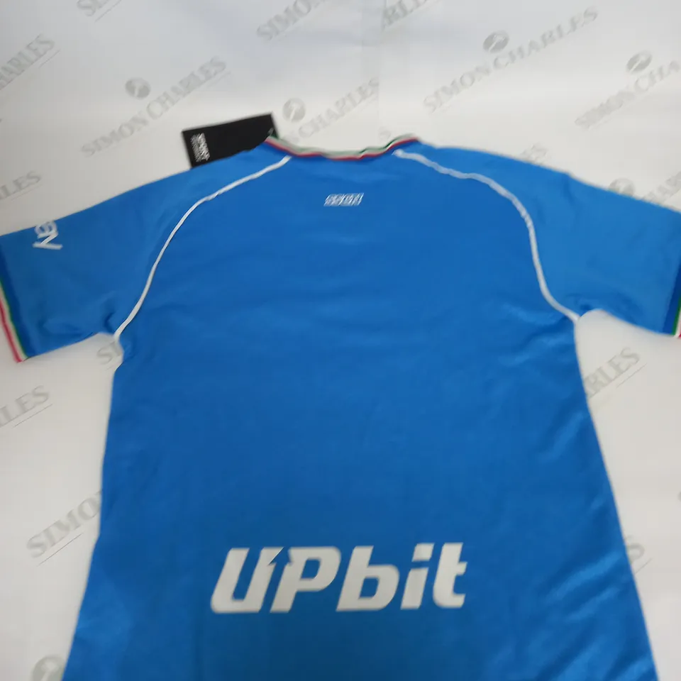 NAPOLI FC HOME SHIRT WITH SHORTS SIZE 24