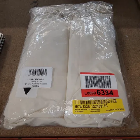 BAGGED MARGARET BED SKIRT 144 BED VALANCE