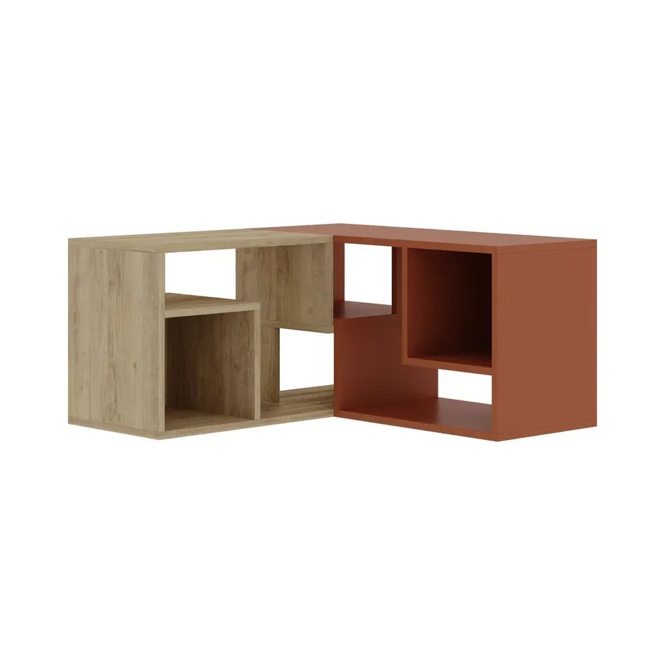 BOXED MODERN GLIS CORNER TV UNIT - HITIT, SANDSTONE (1 BOX)