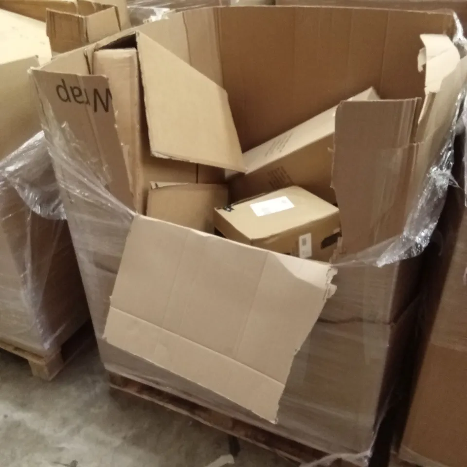 PALLET TO CONTAIN APPROXIMATELY 16 DESIGNER INDOOR LIGHTING PRODUCTS TO INCLUDE; CEILING LIGHTS, WALL LIGHTS, LAMPS ETC
