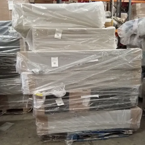 PALLET OF ASSORTED QUALITY DESIGNER DIVAN BASES // SIZES AND COLOURS VARY