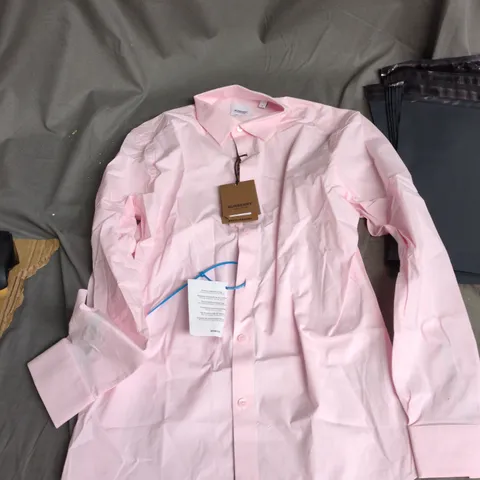 BURBERRY PINK SHIRT - SIZE M