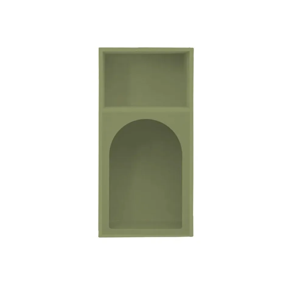 BOXED POWELLVILLE SOLID WOOD BEDSIDE TABLE