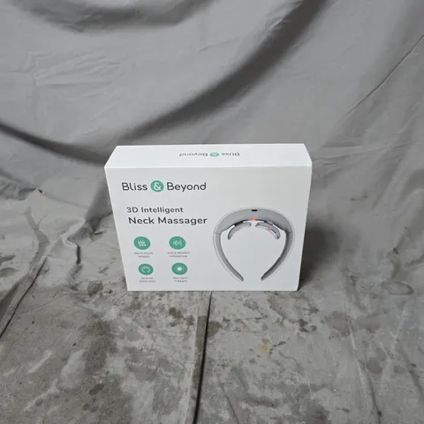BLISS AND BEYOND 3D INTELLIGENT NECK MASSAGER BOXED