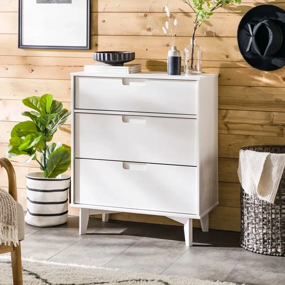 BOXED TENNYSON 3-DRAWER CHEST OF DRAWERS (1 BOX)