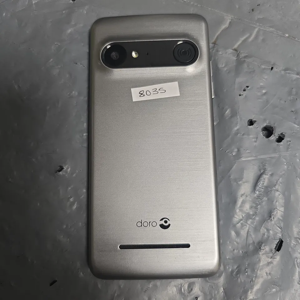 UNBOXED DORO MOBILE PHONE IN SILVER 