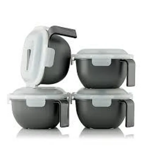 LOCK AND LOCK SET OF 4 MICROWAVE CONTAINERS