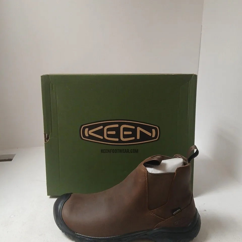 KEEN ANCHORAGE BOOT IV WP MEN'S DARK EARTH/BLACK – UK 12 (US 13)