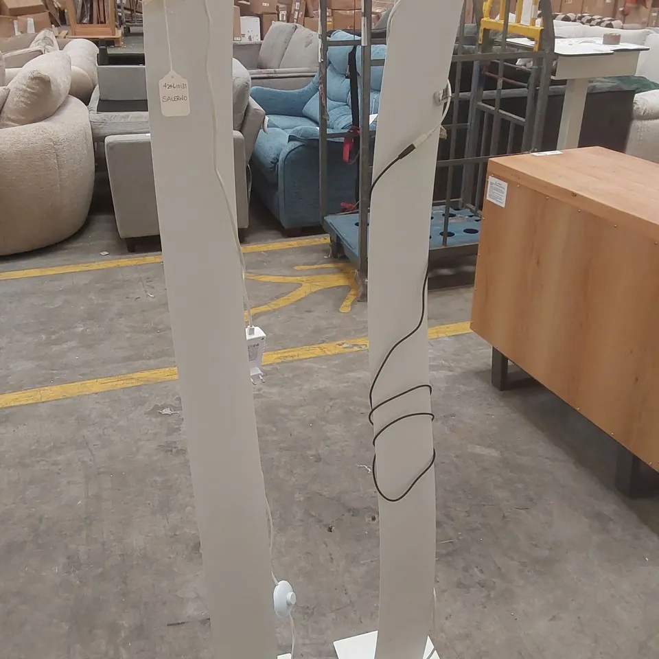 PAIR OF DESIGNER WAVE FLOOR LAMPS