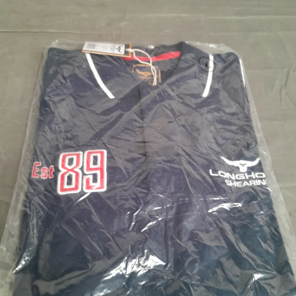 LONGHORN SHEARING POLO SHIRT SIZE L