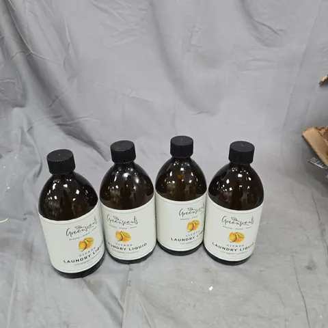 LAUNDRY LIQUID – LEMON SCENT, SET OF 4 BOTTLES