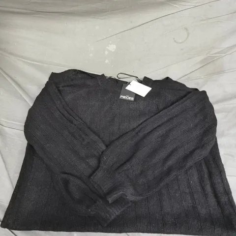 PIECES BY NOOS WOMEN'S KNIT DRESS – BLACK, UK 12