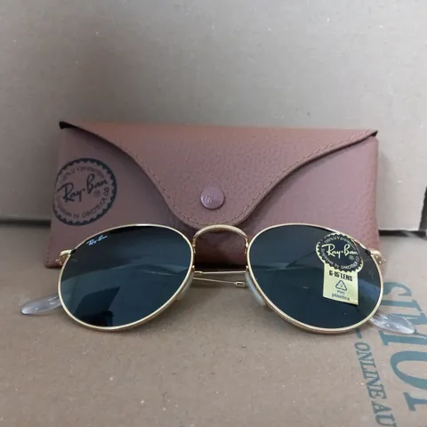 RAY-BAN ROUND METAL SUNGLASSES - ARISTA
