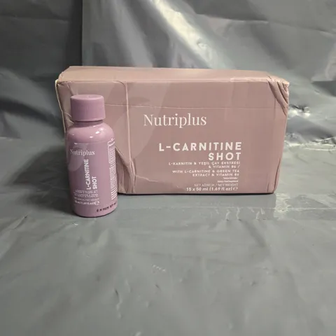 BOXED NUTRIPLUS L-CARNITINE SHOT 15X50ML